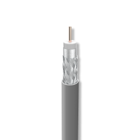 Kabel koncentryczny CXT 1,00/4,5/6,5mm szary LSFH Dca /250m/ KRĄŻEK | 212811 Televes