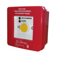 Przycisk przeciwpożarowego wyłącznika prądu PPWP-1s A /4 NC-NO | 904400 Elektromet