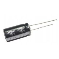 Kondensator elektrolityczny THT 330uF 50VDC FI: 10x20mm | EEUEB1H331 Transfer Multisort Elektronik