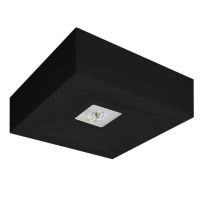 Oprawa LOVATO N ECO LED IP41 1W (opt. Otwarta) 3h jednozadaniowa czarna | LVNO/1W/E/3/SE/X/BL Awex