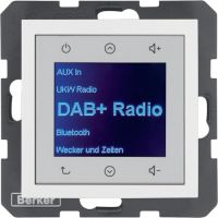 Radio B.x Touch DAB+, Bluetooth biały połysk | 30848989 Hager