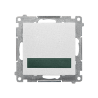 Sygnalizator świetlny LED – światło zielone (moduł) 230 V~, Biały mat Simon 55 | TESS3.01/111 Kontakt Simon
