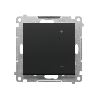 Ściemniacz do LED ściemnialnych DIMMER  klawiszowy (moduł), Czarny mat Simon 55 | TESL1W.01/149 Kontakt Simon