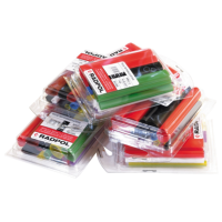 Zestawy rur termokurczliwych cienkościennych, blistry PRCH1-3 (10kpl) | WET0031 Radpol