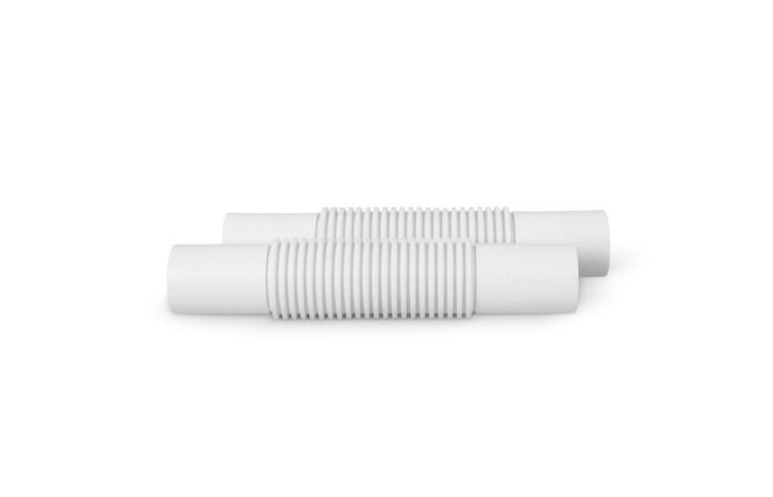 Złączka giętka kompensacyjna ZCL 22 samogasnąca, PVC, biała | 10120 TT Plast