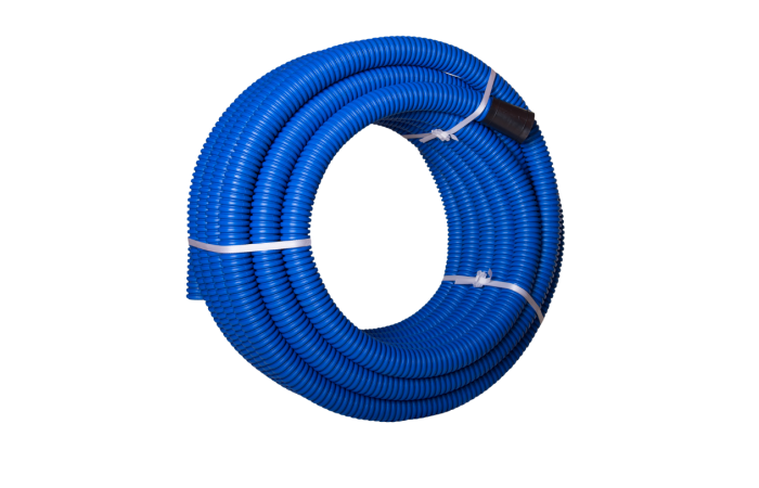 Rura giętka karbowana dwuwarstwowa w kręgach RODK 160/134 450N,HDPE,dwuścienna, niebieska (25m) DVR | 10607 TT Plast