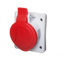 Gniazdo Tablicowe skośne GTS 16/4 Gniazdo 16A/400V 3P+Z | 921821 Elektromet