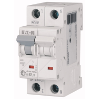 Wyłącznik nadprądowy 2P (1+N) B 10A 6kA AC, HN-B10/1N | 194839 Eaton
