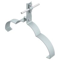 Uchwyt gąsiorowy H=10 cm, drut Fi 5-10mm, ocynk | AH04151 AH Hardt