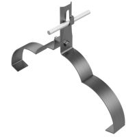Uchwyt gąsiorowy proFi-lowany zacisk, H=10cm, stal nierdzewna | AH04173 AH Hardt