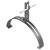 Uchwyt gąsiorowy uniwersalny zacisk, H=8cm, drut Fi--5-8mm, stal nierdzewna | AH04323 AH Hardt