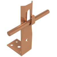 Uchwyt kątowy zacisk, H=6cm, miedź/mosiądz | AH05012 AH Hardt