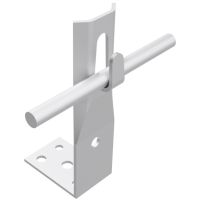 Uchwyt kątowy zacisk, H=8cm, aluminiowy | AH05034 AH Hardt