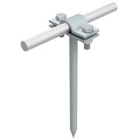 Uchwyt na drut wbijany, H=25cm, ocynk | AH07091 AH Hardt