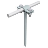 Uchwyt na drut wbijany, H=33cm, ocynk | AH07361 AH Hardt