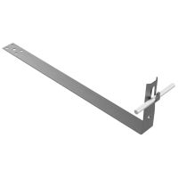 Uchwyt dachówkowy przykręcany do łaty zacisk, L=38cm, stal nierdzewna | AH09013 AH Hardt