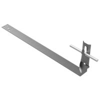 Uchwyt dachówkowy przykręcany do łaty zacisk, skręt, L=38cm, stal nierdzewna | AH09023 AH Hardt