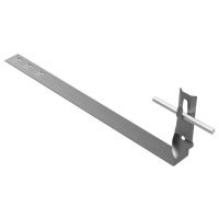 Uchwyt dachówkowy regulowany zacisk, skręt, L=43cm, stal nierdzewna | AH09213 AH Hardt