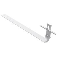 Uchwyt dachówkowy regulowany zacisk, skręt, L=38cm, aluminiowy | AH09064 AH Hardt