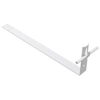 Uchwyt dachówkowy przykręcany do łaty zacisk, L=43cm, aluminiowy | AH09164 AH Hardt