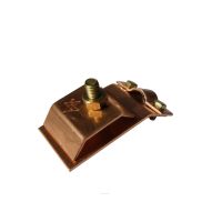 Uchwyt rynnowy 1xM8x30, drut Fi--5-10mm, miedź/mosiądz | AH10012 AH Hardt