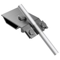 Uchwyt rynnowy 1xM8x30 drut Fi--5-10mm stal nierdzewna | AH10013 AH Hardt
