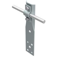 Uchwyt prosty H=15 cm, drut Fi--5-10mm, ocynk | AH11061 AH Hardt