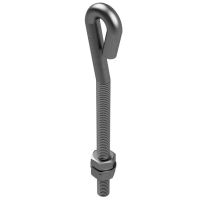 Uchwyt naciągowy oczko, L=40cm, stal nierdzewna | AH13033 AH Hardt