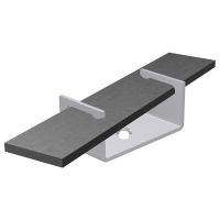 Uchwyt do bednarki, B do 50mm, stal nierdzewna | AH26013 AH Hardt