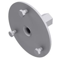 Przyłącze uziemiające, Fi80mm, stal nierdzewna | AH32033 AH Hardt