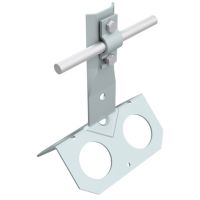 Uchwyt szczytowy H=8 cm drut Fi--5-10mm, ocynk | AH21071 AH Hardt