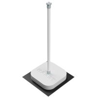 Wspornik izolowany z obciążeniem 24kg, H=1000mm, złącze krzyżowe drut Fi- 5-12mm | AH41791 AH Hardt