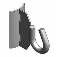 Hak zawiesie M20 do mocowania taśmą stalową S0660 | S0660 ALPAR