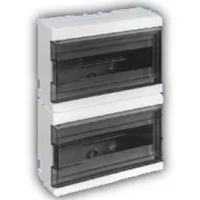 Rozdzielnica n/t EP 2/24(N+PE) IP20 drzwi transparentne dymne ECONOMIC BOX 340x245x97mm $ | 0607-00 Elektro-Plast Nasielsk