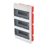 Rozdzielnica p/t 3/36 (N+PE) IP40 drzwi transparentne dymne ELEGANT 303x550x104mm $ | 0657-10 Elektro-Plast Nasielsk