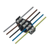 Płytka rozgałęźna 5x10mm2, czarna | 0963-00 Elektro-Plast Nasielsk