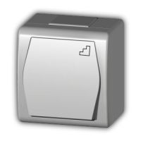 Łącznik n/t schodowy IP44, biały, Hermes 2 | 1003-00 Elektro-Plast Nasielsk