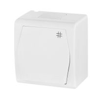 Łącznik n/t krzyżowy IP44, biały, Hermes 2 | 1006-00 Elektro-Plast Nasielsk