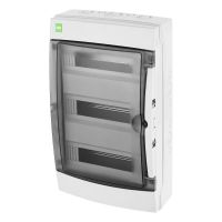 Rozdzielnica n/t RN 3/36 (N+PE) IP65 RAL7035+drzwi transparentne 323x563x160mm, Galant Plus | 1607-01 Elektro-Plast Nasielsk