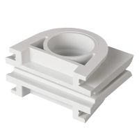 Adapter do pionowego łączenia gniazd i łączników, szary 7035, Aquant | 1280-10 Elektro-Plast Nasielsk