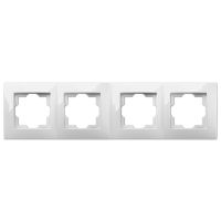 Ramka poczwórna 4x uniwersalna, IP20, biała, Carla | 1774-00 Elektro-Plast Nasielsk
