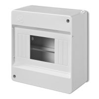 Obudowa n/t S-6 zacisk N+PE 1/6 moduły IP20 MINI | 2306-00 Elektro-Plast Nasielsk