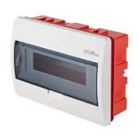 Rozdzielnica p/t 1/12 (N+PE) IP40 drzwi transparentne dymne, Elegant | 2413-01 Elektro-Plast Nasielsk