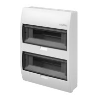 Rozdzielnica n/t RN 2/12 (N+PE) IP40 drzwi transparentne, Elegant | 2405-01 Elektro-Plast Nasielsk