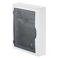 Rozdzielnica n/t 2x12 MULTIMEDIALNA RN 2P+Z, IP40, dymny, Economic Box | 2505-21 Elektro-Plast Nasielsk