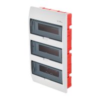 Rozdzielnica p/t RP 3x12 IP40 (PE+N) drzwi dymne, Elegant | 2416-01 Elektro-Plast Nasielsk