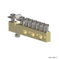 Listwa zaciskowa L-7 mosiężna, MSF | 2000-17 Elektro-Plast Nasielsk