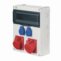 Rozdzielnica budowlana RS 13-MOD 2x2P+Z, 2x3P+N+Z 32A N/T | 6210-03 Elektro-Plast Nasielsk