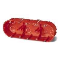 Puszka p/t PK-2x60 IP20, ceglasta RAL2012 | 0234-10 Elektro-Plast Nasielsk