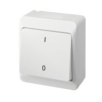 Łącznik n/t 2-biegunowy, IP44, biały, Hermes | 0333-02 Elektro-Plast Nasielsk